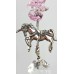 UNICORN CRYSTAL SUNCATCHER handmade gift pink pendant rainbow window prism    220545527916